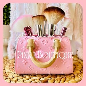 💗Unique Designer Inspired {Shaped Purse} Beauty Brushes Holder | Glam Vase!